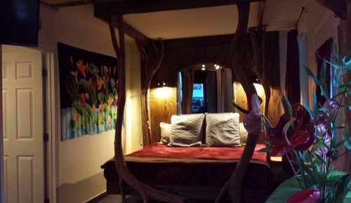 Suite de luna de miel, 1 cama de matrimonio grande, frigorífico y microondas