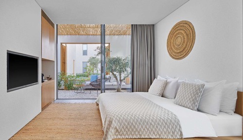 Habitación familiar, vistas al jardín