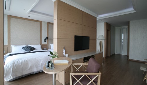 Habitación Premier con 2 camas individuales, vistas al mar