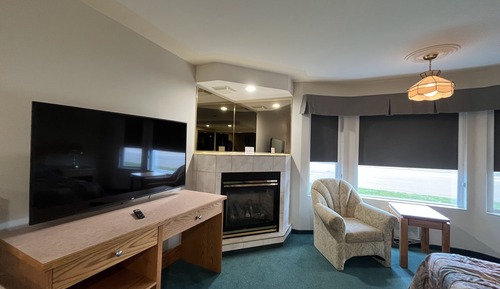 Suite estudio Deluxe, 1 cama de matrimonio grande, bañera de hidromasaje