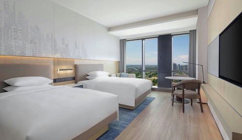 Habitación superior, 2 camas individuales, vistas a la ciudad