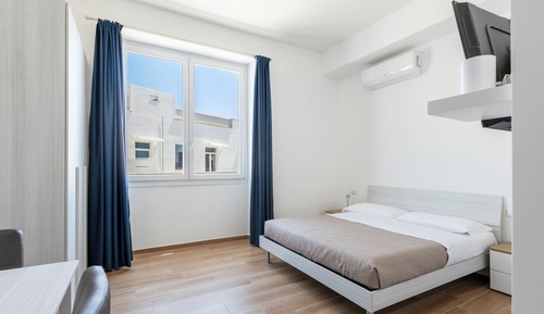 Habitación con 1 cama doble o 2 individuales