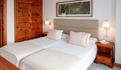 Apartamento superior, 1 habitación, vistas al jardín