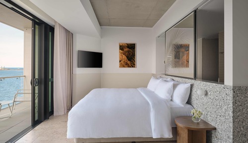 Suite de lujo, 1 cama de matrimonio grande, vistas al mar