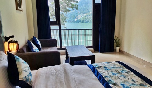 Habitación familiar doble, 1 habitación, no fumadores, vistas al lago