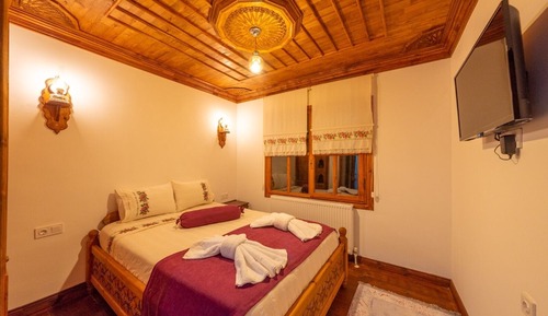 Habitación económica doble, fumadores, vistas al jardín