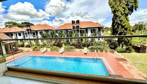 Suite estudio Deluxe, 1 cama doble, vistas a la piscina