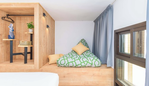 Estudio Confort, 1 cama doble, no fumadores, vistas a la ciudad