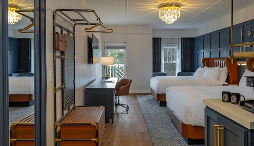 Habitación Deluxe, 2 camas de matrimonio, balcón