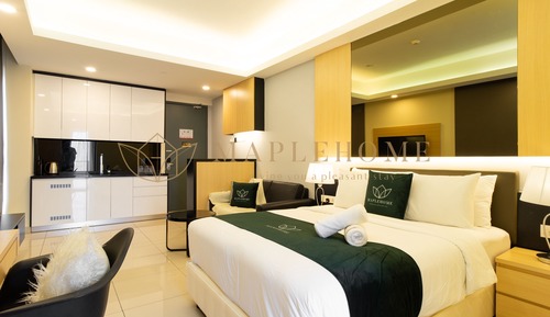 Estudio Premier, 1 cama de matrimonio, balcón