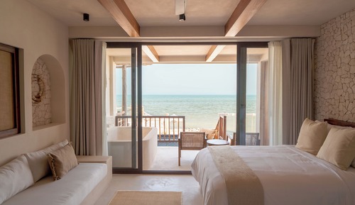 Suite estudio junior, 1 cama de matrimonio grande, vistas al mar