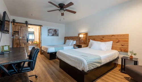 Habitación Deluxe doble, 2 camas de matrimonio