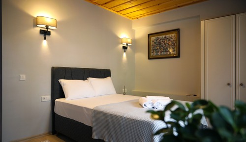 Suite estudio básica, 1 cama de matrimonio, no fumadores, vistas al jardín