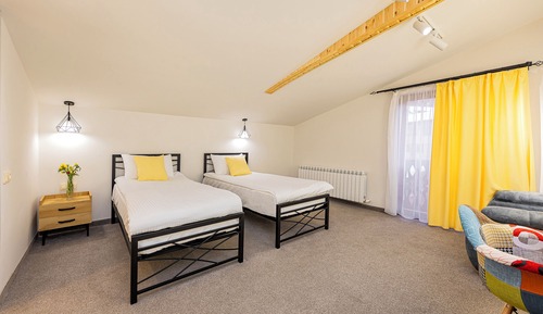 Habitación Confort con 1 cama doble o 2 individuales