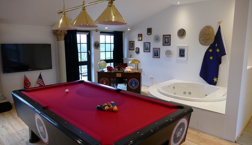 Habitación de diseño, 1 cama doble, bañera de hidromasaje