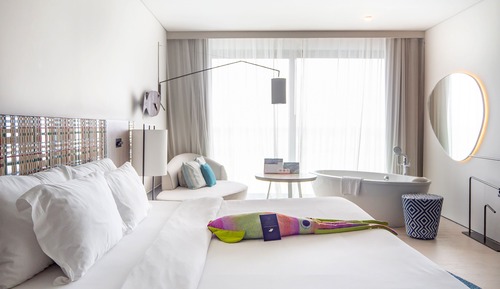 Habitación, 1 cama de matrimonio grande, frente al mar (Ocean)