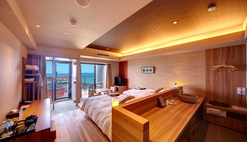 Habitación Club con 2 camas individuales, vistas al mar