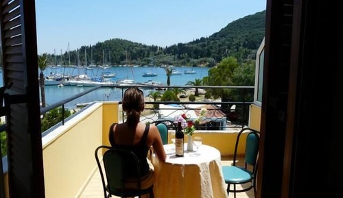 Habitación cuádruple, vistas al mar