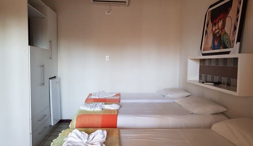 Luxury Quadruple Room, 1 Bedroom, Balcony, Pool View