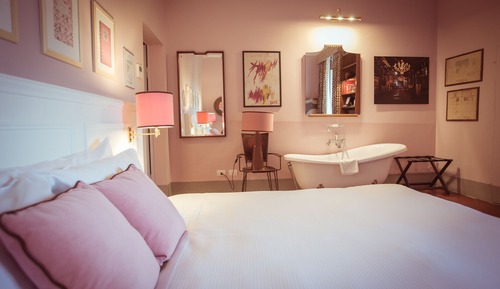 Habitación Deluxe doble, 1 cama de matrimonio grande, vistas al jardín