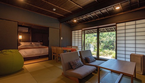 Habitación Premier doble (with Open-Air Bath (Cypress Bath))