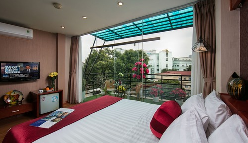Suite Royal, balcón, vistas a la ciudad (Terrace)
