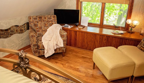 Habitación Deluxe, 1 cama de matrimonio, bañera de hidromasaje, en esquina (Judge's)