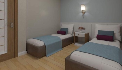Habitación familiar, vistas al mar
