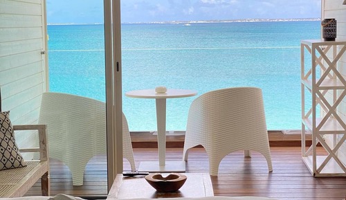 Habitación doble superior, 1 cama de matrimonio grande, terraza, vistas al mar