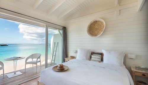 Habitación estándar, 1 cama de matrimonio, balcón, vistas al mar