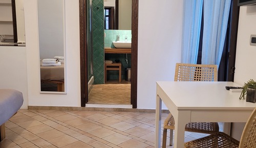 Habitación panorámica doble, 1 cama de matrimonio, balcón, vistas al mar
