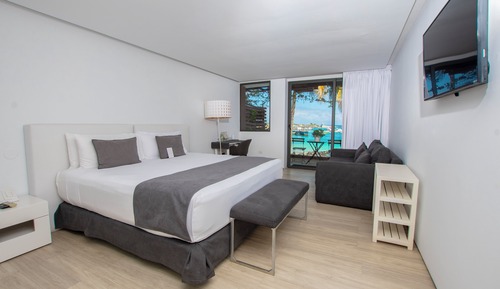 Habitación Deluxe, 1 cama de matrimonio grande, vistas al mar