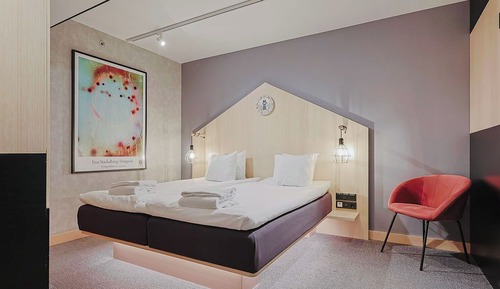 Habitación familiar, 1 cama de matrimonio grande con sofá cama, sin ventanas