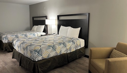 Habitación Deluxe, 2 camas de matrimonio, no fumadores, frigorífico y microondas