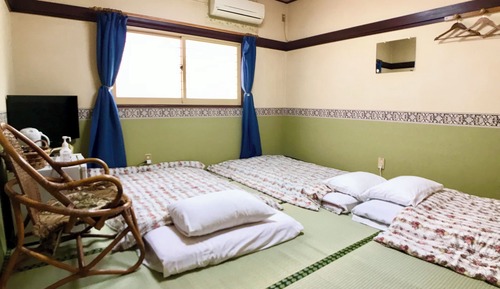 Habitación triple tradicional, no fumadores, baño compartido (Japanese-Style)