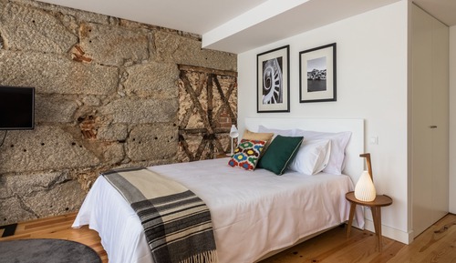 Estudio, balcón, vistas al río