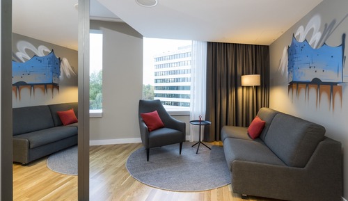 Habitación estándar, 1 cama de matrimonio grande con sofá cama (Minibar)