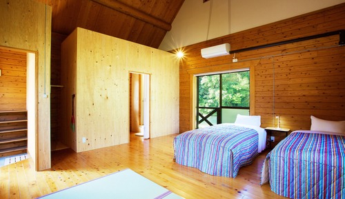 Habitación con 2 camas individuales, vistas al río (Lodge)
