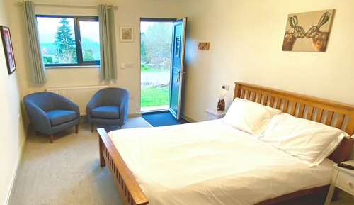 Habitación estándar doble, 1 cama de matrimonio grande, en la zona del jardín