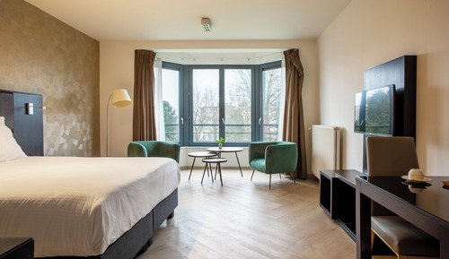 Estudio superior, 1 cama de matrimonio grande