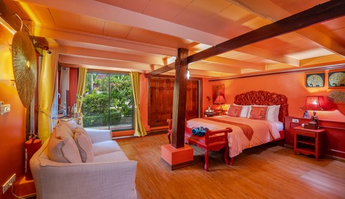 Villa tradicional, 2 habitaciones, en la zona del jardín