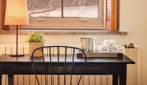Habitación tradicional, 1 cama de matrimonio con sofá cama, baño privado