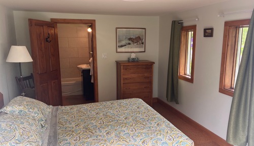 Habitación, 1 cama de matrimonio, baño privado, vistas a la montaña