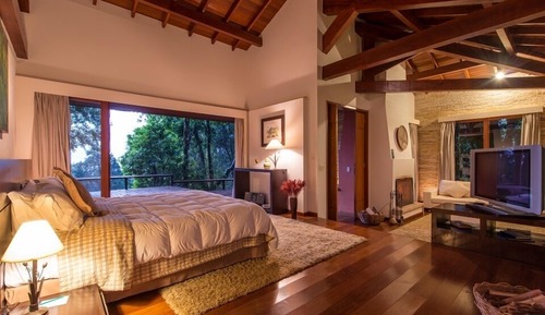 Suite de luna de miel, vistas al jardín