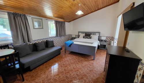 Estudio familiar, 1 cama doble con sofá cama, cocina