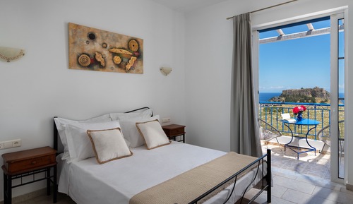 Estudio superior, vistas al mar (Acropolis View)