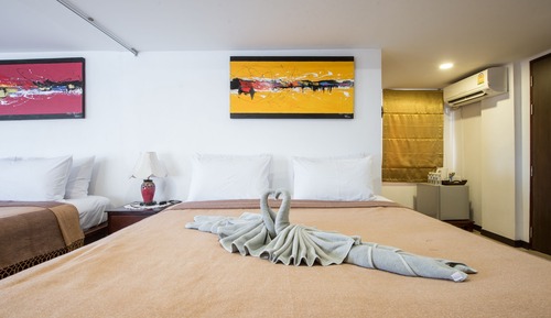 Habitación familiar doble, 2 camas dobles