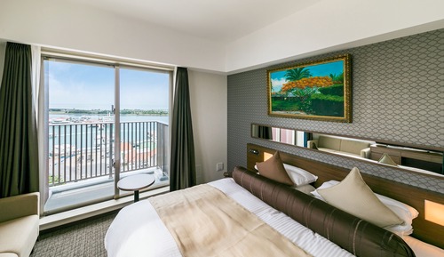 Habitación doble superior, 1 cama doble, balcón, vistas al mar