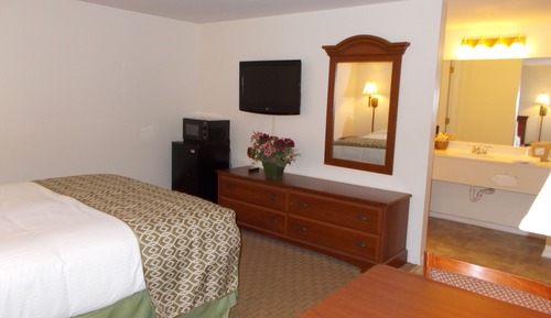Habitación individual Premium, 1 cama de matrimonio, frigorífico y microondas