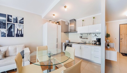 Apartamento Deluxe, 1 habitación, balcón (living room for 4 adults)